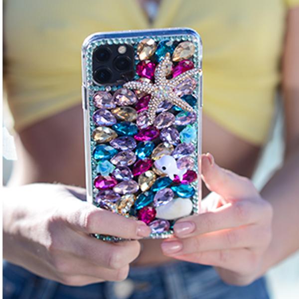 Handmade Seashells Bling Case Samsung S10E