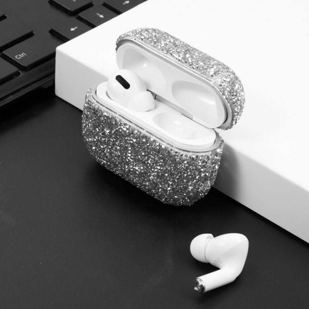 Bling Silver AirPods Pro - Bling Cases.com