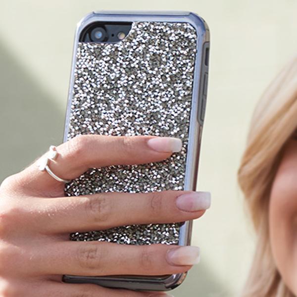 Hybrid Bling Grey Case Samsung Note 20 Ultra
