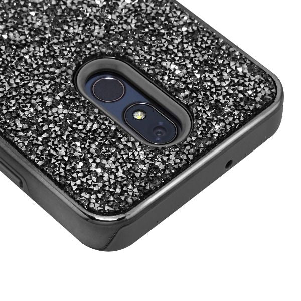 Hybrid Bling Grey Stylo 5 - Bling Cases.com