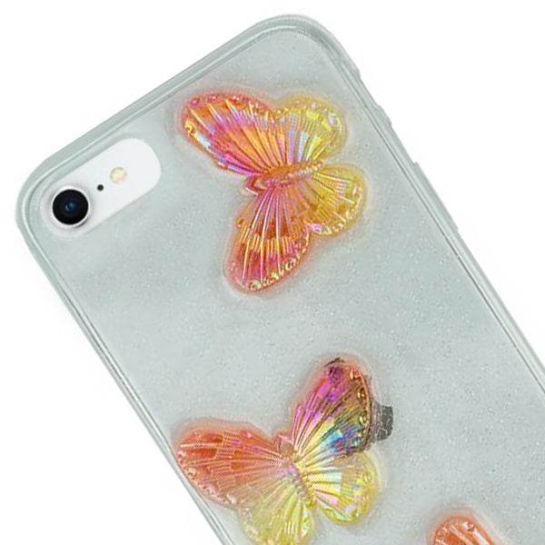 Butterflies 3D Rose Case IPhone 7/8 SE 2020