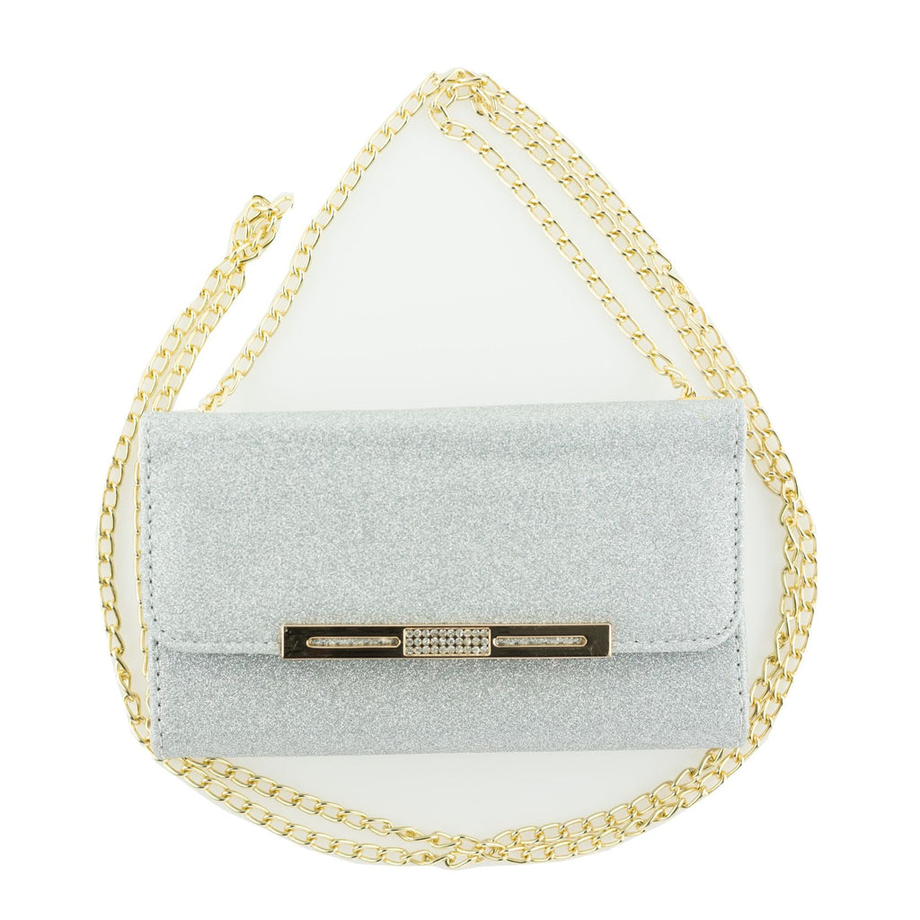 Glitter Detachable Purse Silver Iphone 7/8 - Bling Cases.com