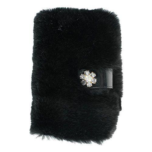 Fur Black Wallet Detachable Note 9