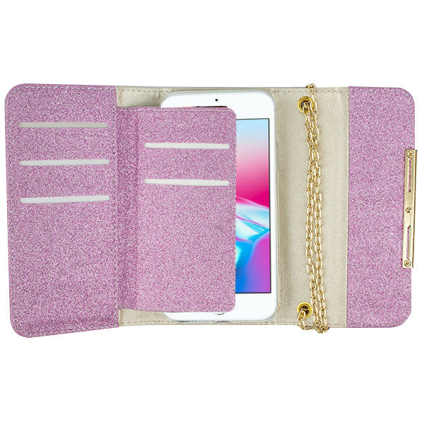 Glitter Detachable Purse Light Purple Iphone 7/8 SE 2020