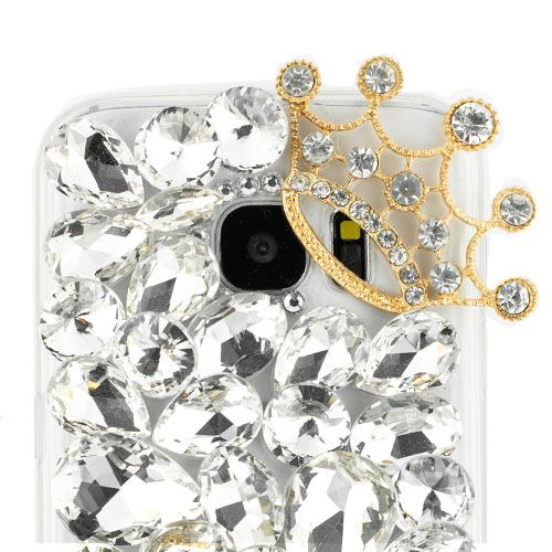 Handmade Fox Silver Bling Case Samsung S7 Edge - Bling Cases.com