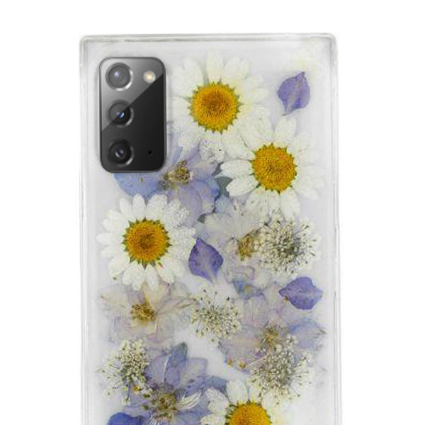 Real Flowers Purple Case Samsung Note 20