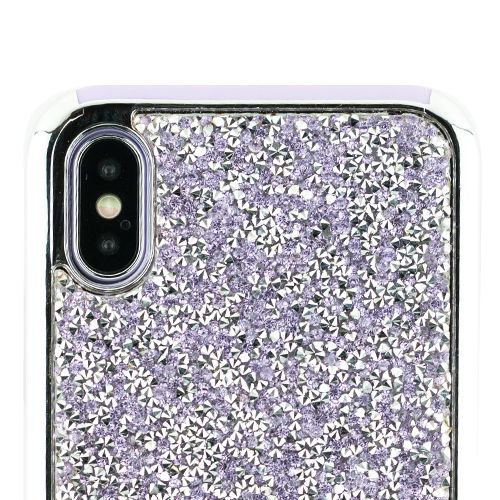 Hybrid Bling Purple Case Iphone 10/X/XS - Bling Cases.com