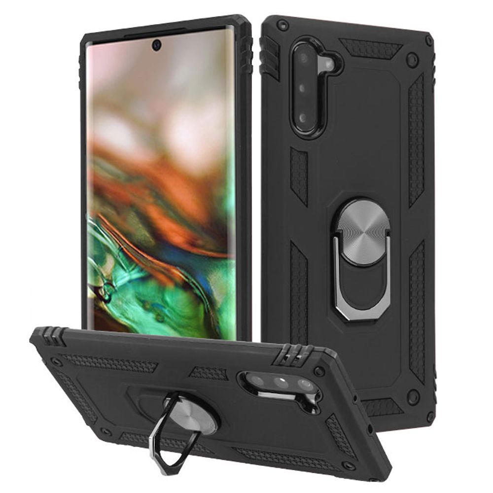 Hybrid Ring Black Case Samsung Note 10 - Bling Cases.com
