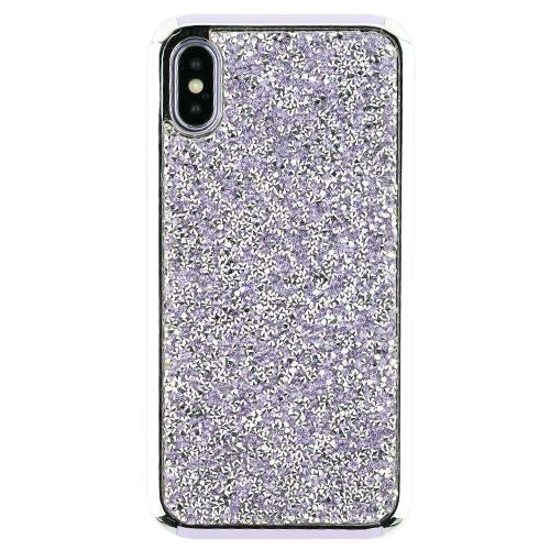 Hybrid Bling Purple Case Iphone XS MAX - Bling Cases.com