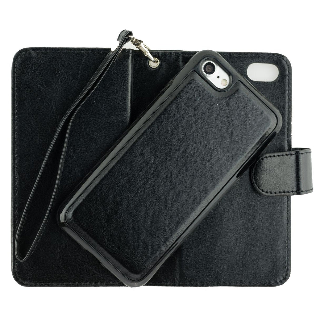 Handmade Bling Black Wallet Iphone 7/8 - Bling Cases.com