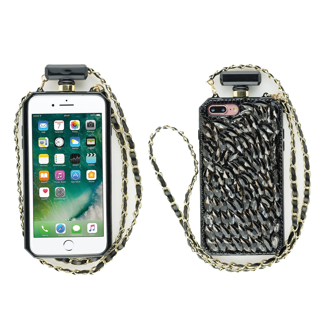 Bling Bottle Stones Black Case Iphone 7/8 Plus - Bling Cases.com
