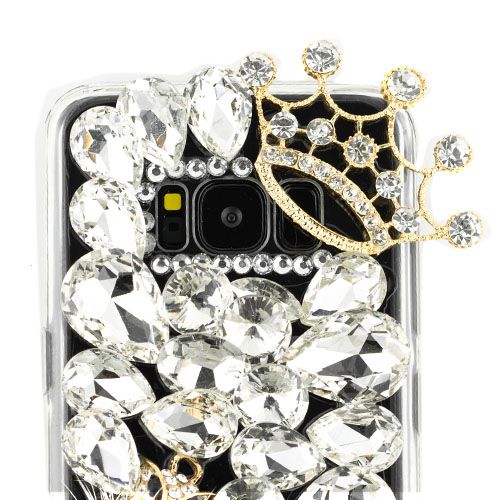 Handmade Bling Fox Stones Samsung S8 - Bling Cases.com