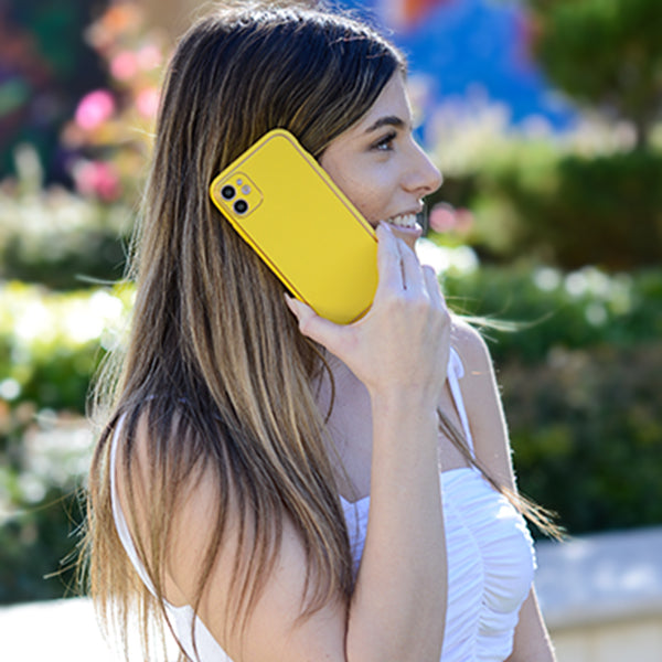 Leather Style Yellow Gold Case Iphone XR