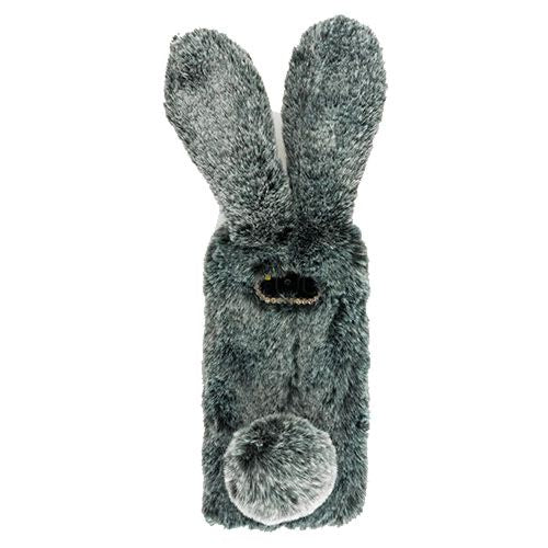 Bunny Fur Grey Case Samsung S8 Plus - Bling Cases.com