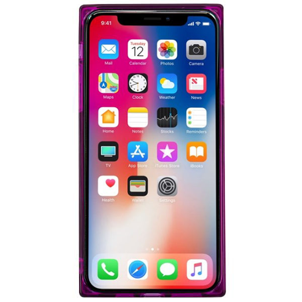 Square Box Purple Skin Iphone 10/X/XS